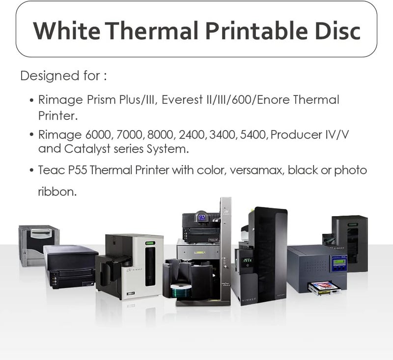 PlexDisc DVD-R 4.7GB 16X White Thermal Hub Printable - 100 Disc Spindle (FFP) - 632-415-BX - Image 3